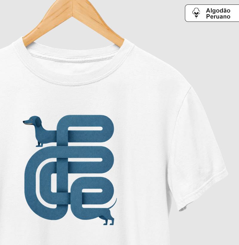 Dachshund Labirinto [algodão peruano]