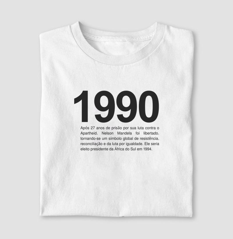 Camiseta Original Libertação de Mandela