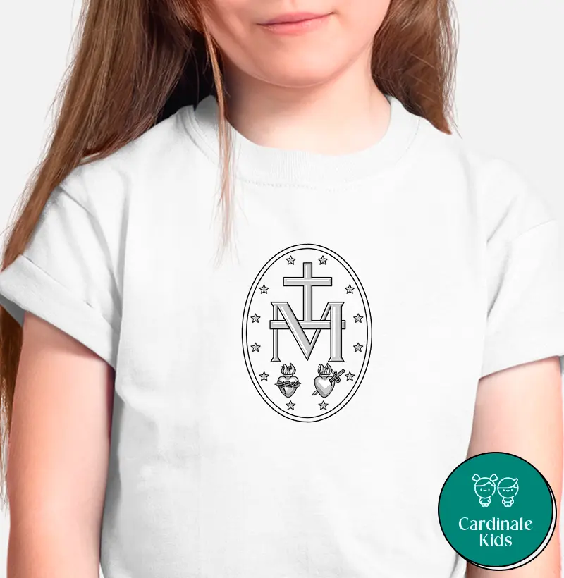 Medalha Milagrosa (Monograma e Corações)