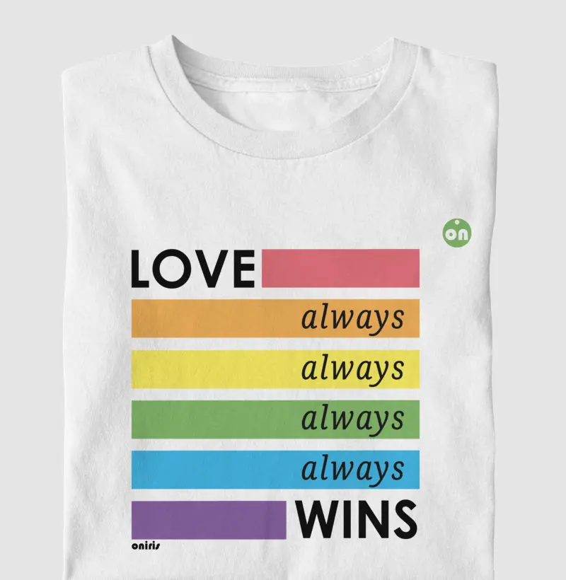 camiseta Love always Wins