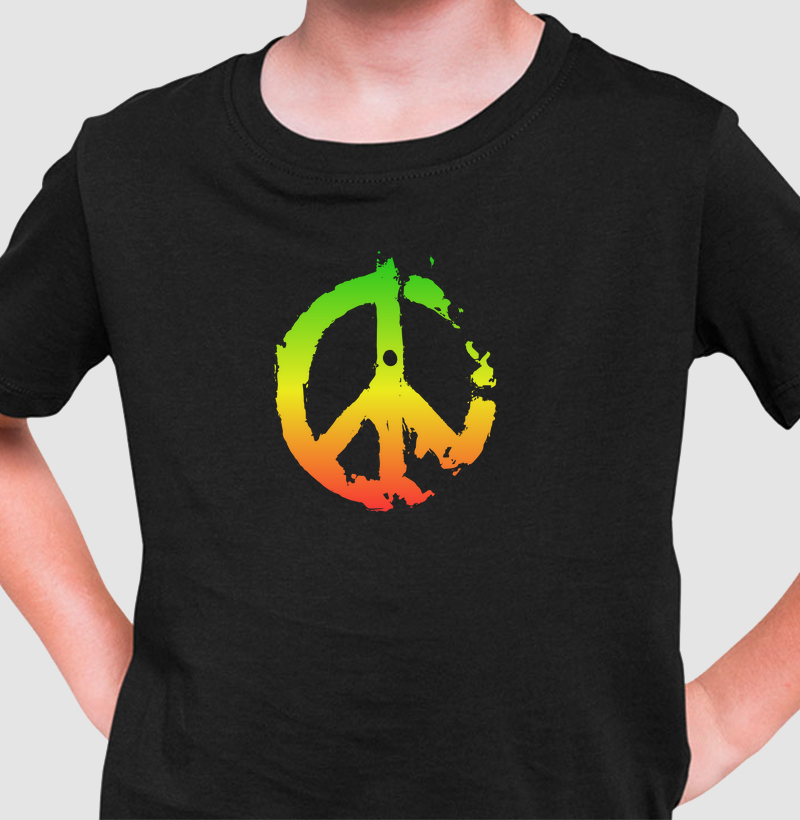 Camiseta Infantil “Reggae Peace”