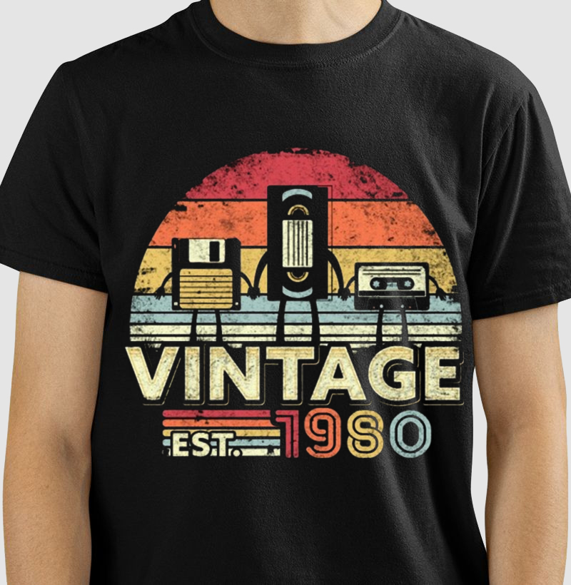 T-SHIRT VINTAGE 80
