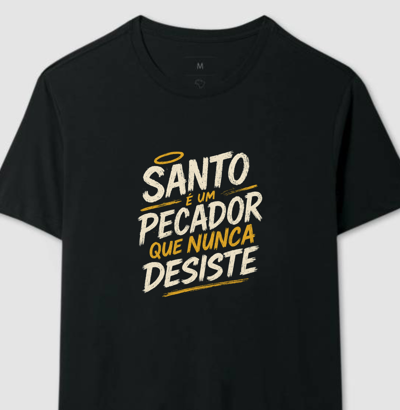 Santo é um pecador que nunca desiste