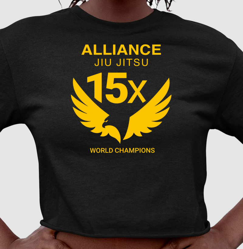 Cropped 15x World Champions I Amarelo