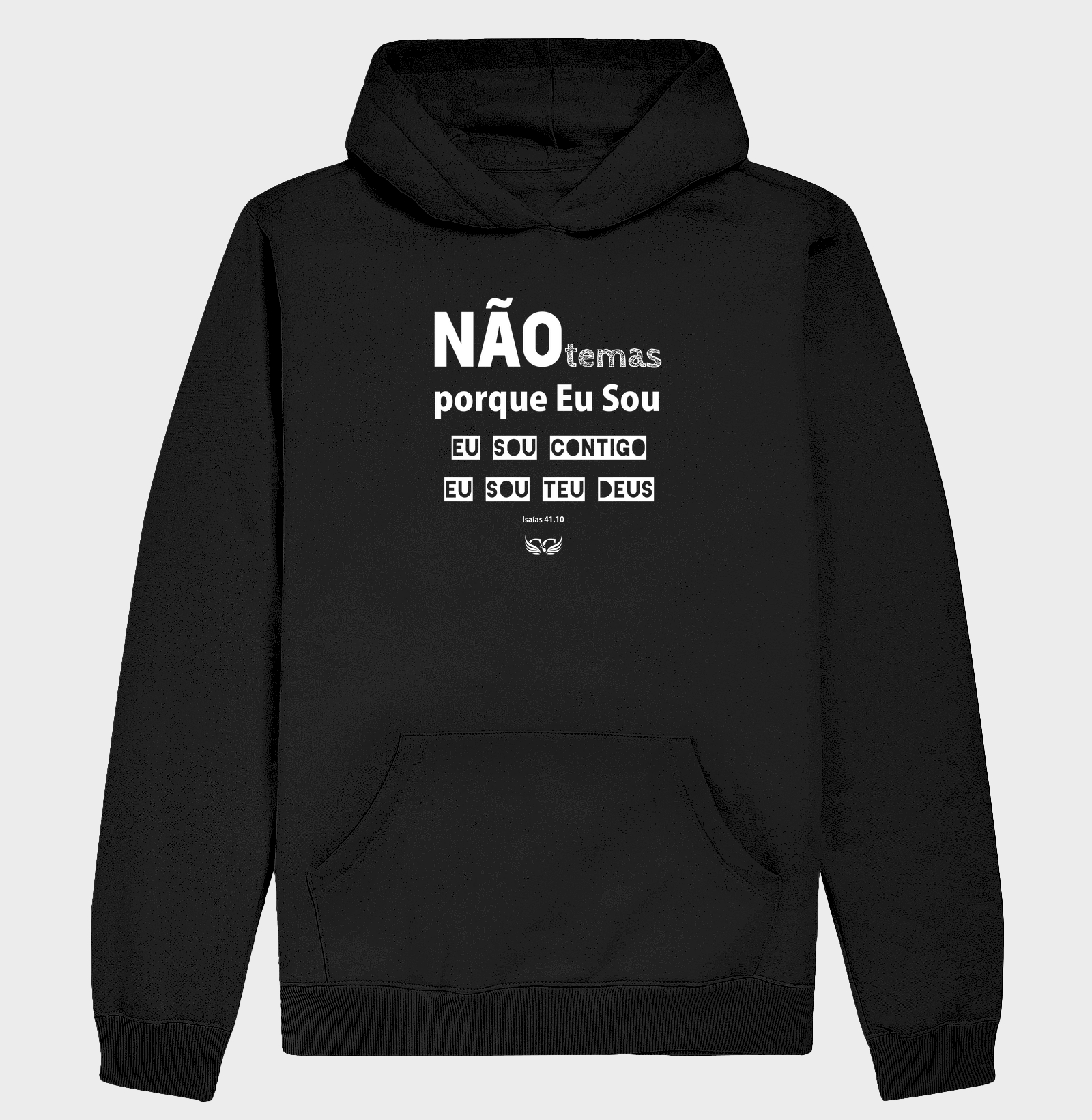 Camiseta Personalizada Não temas porque Eu Sou contigo. Isaías 41.10