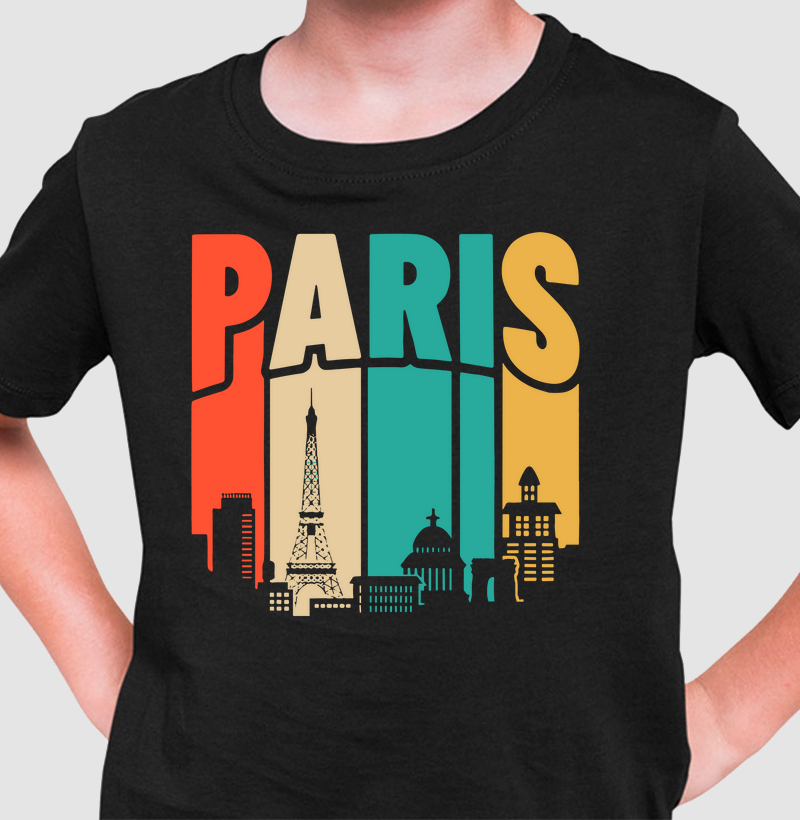 Camiseta Infantil - Paris