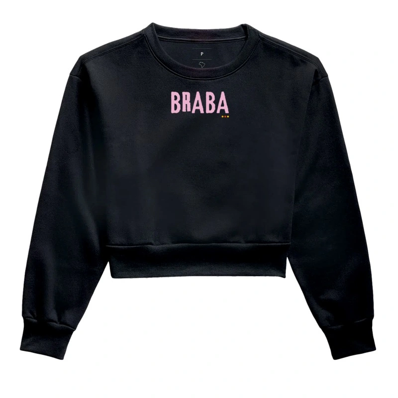 Cropped Estampa Braba 