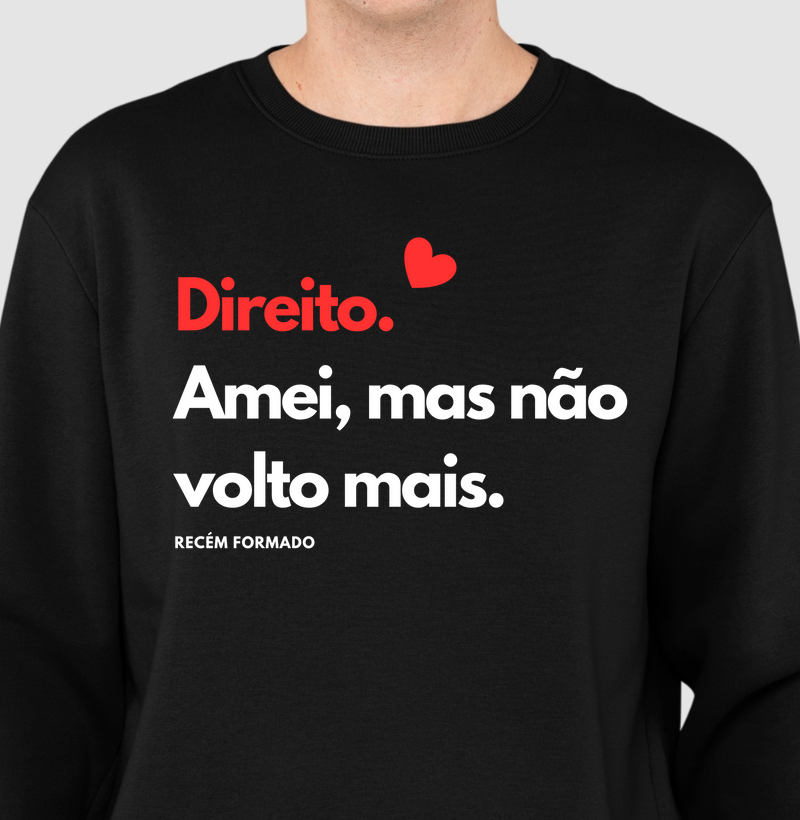 Suéter Moletom Direito 