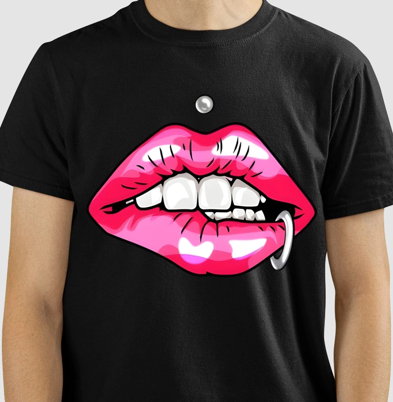 Mouth piercing