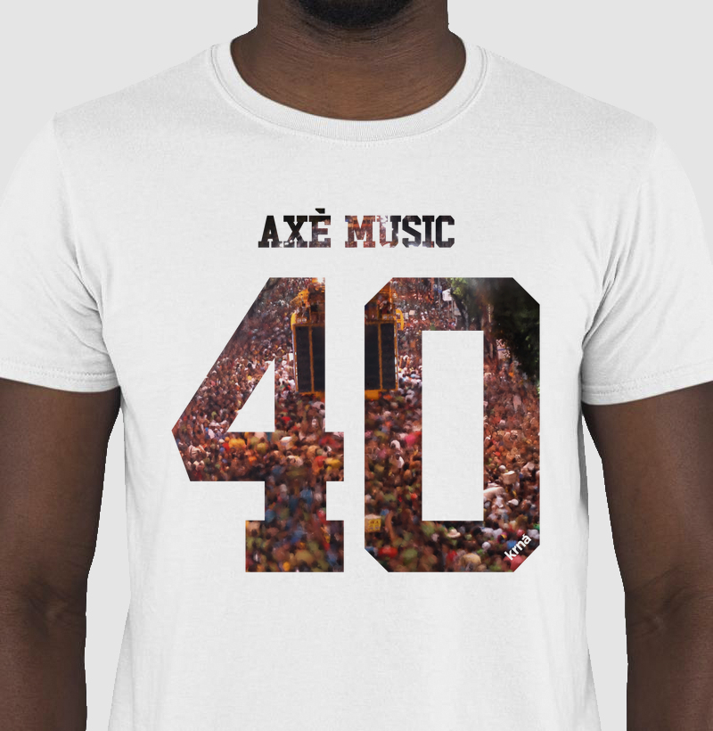 Camiseta Axé - 40 anos