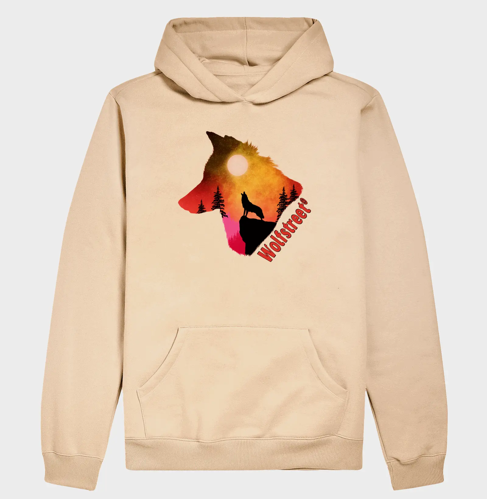 Moletom Hoodie Slim Wolfbege04