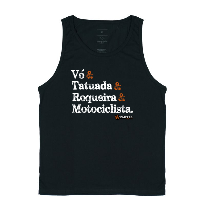 Vô, Tatuado, Roqueiro, Motociclista
