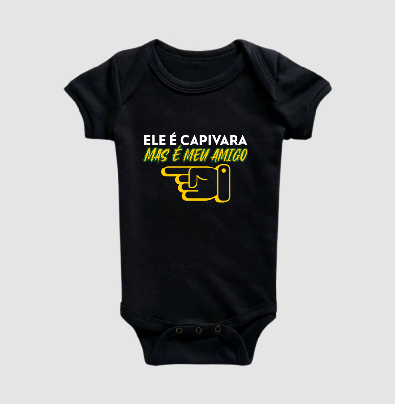 Ele é capivara mas é meu amigo