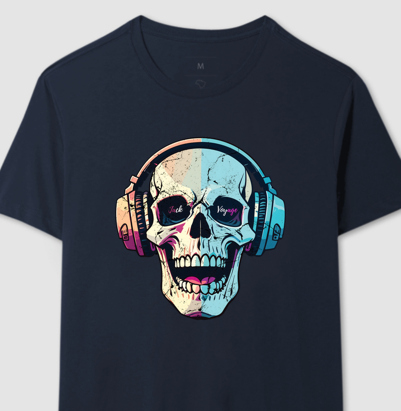 Camiseta Feminina Skullsound jackvoyage®