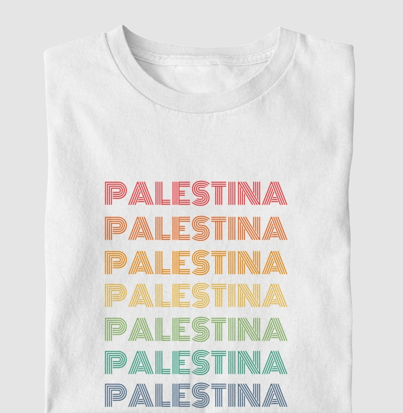 Palestina Letreiro Retrô