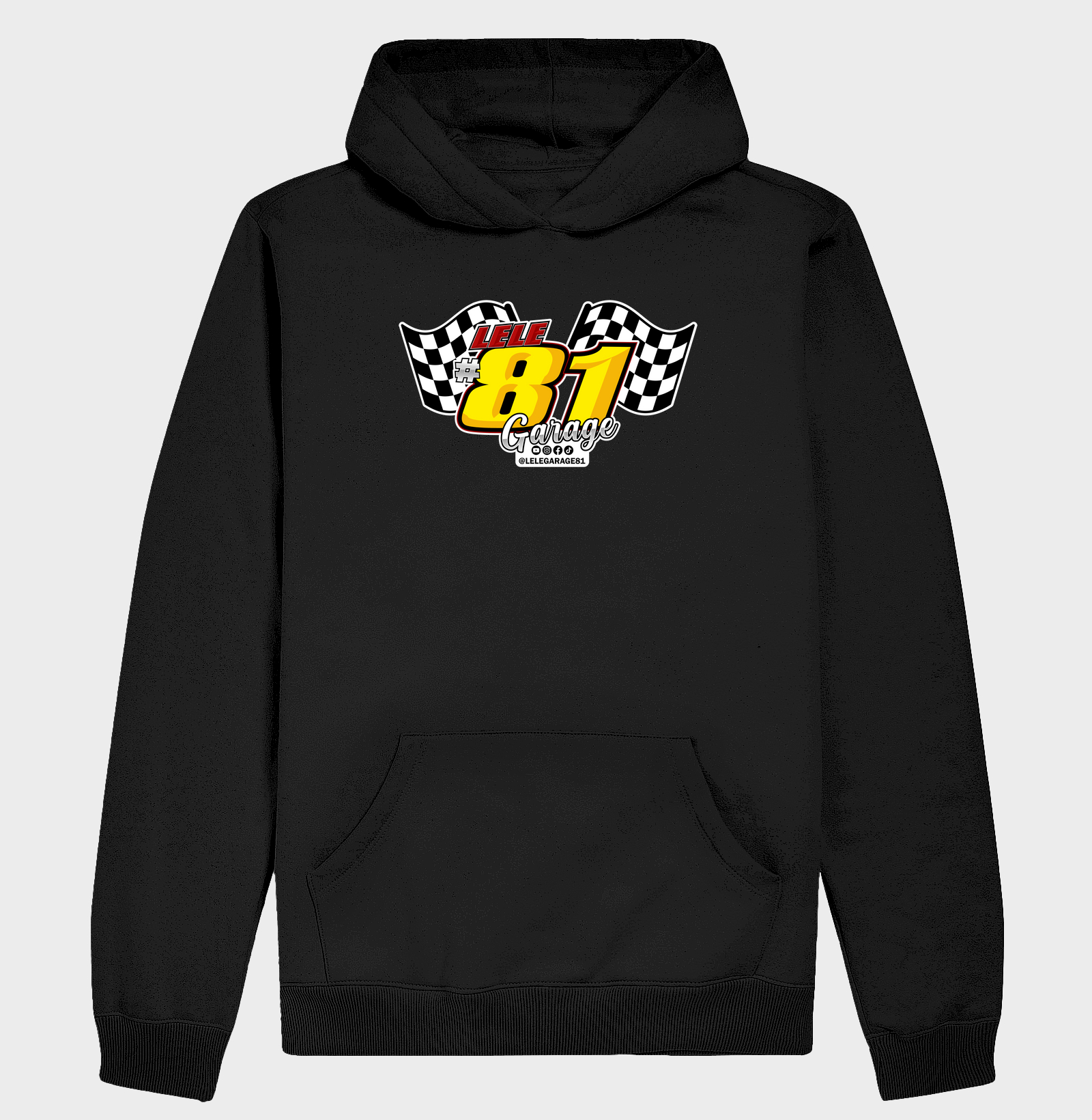 Moletom Capuz Lele Garage #1 Checkered Flag