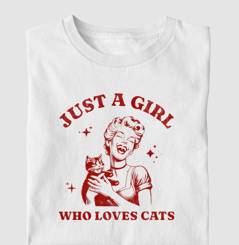 Apenas uma garota que ama gatos