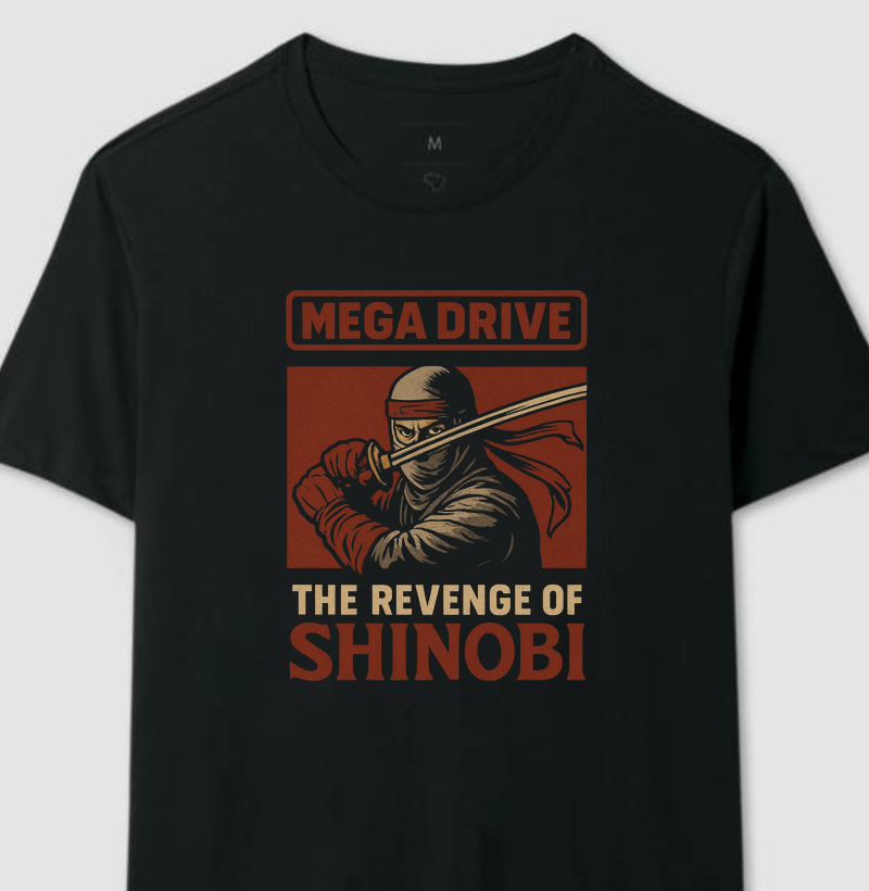 Shinobi Capa Mega Drive Sega Retro Series