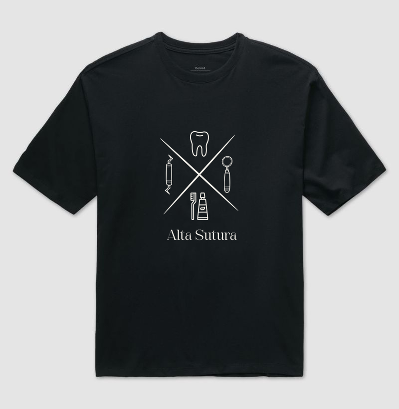 Camiseta Unissex Oversized 100% Algodão - Essência