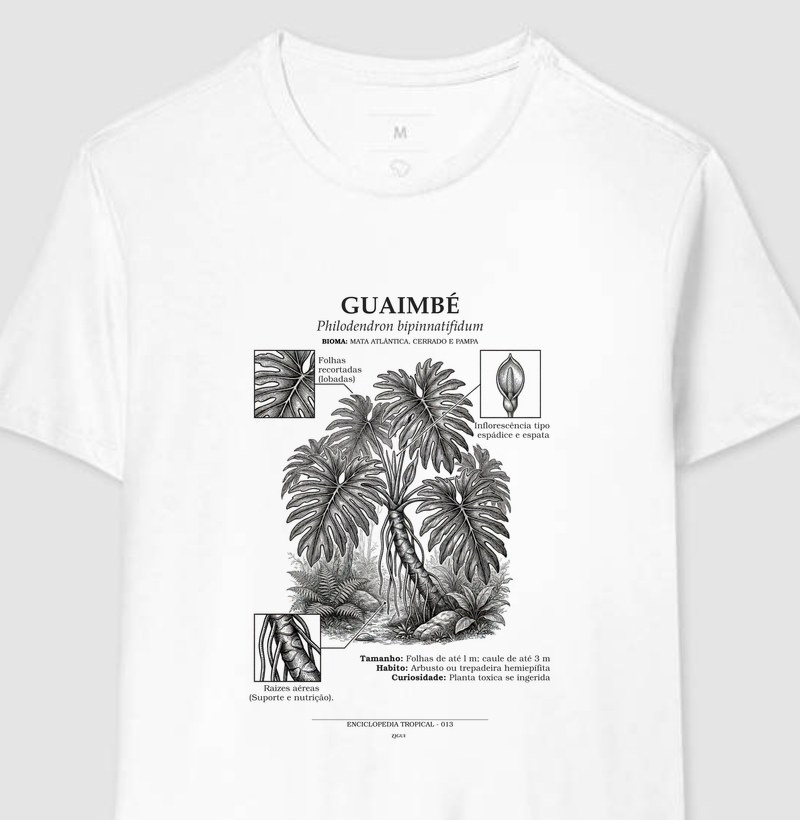 Camiseta Guaimbé Vintage | Coleção Enciclopédia Tropical