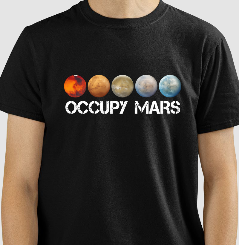 Camisa Occupy Mars
