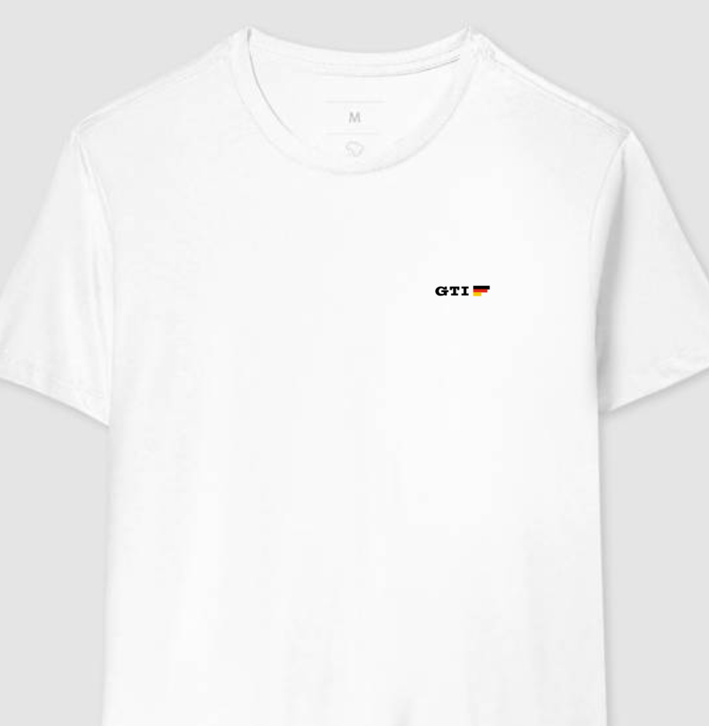 Camiseta Manga Curta GTI Emblema