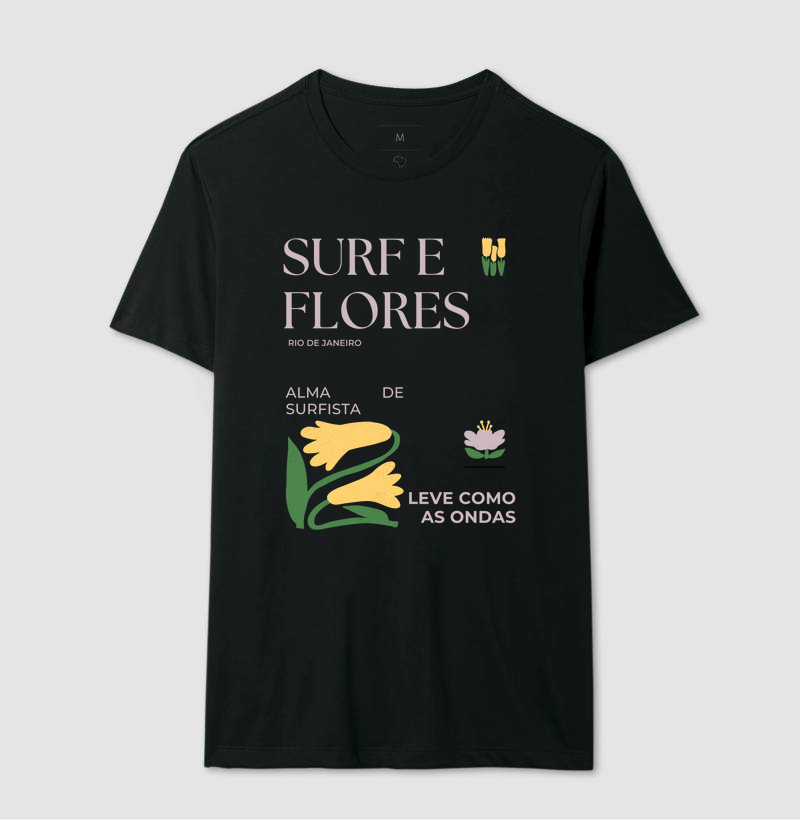 SURF E FLORES, LEVE COMO AS ONDAS.
