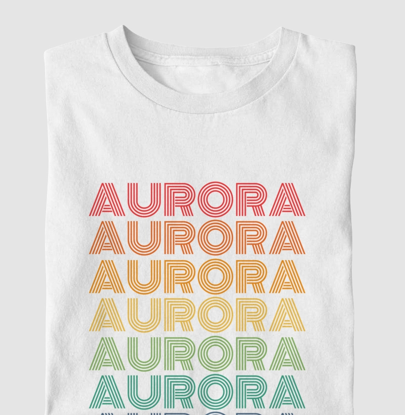 Aurora Letreiro Retrô