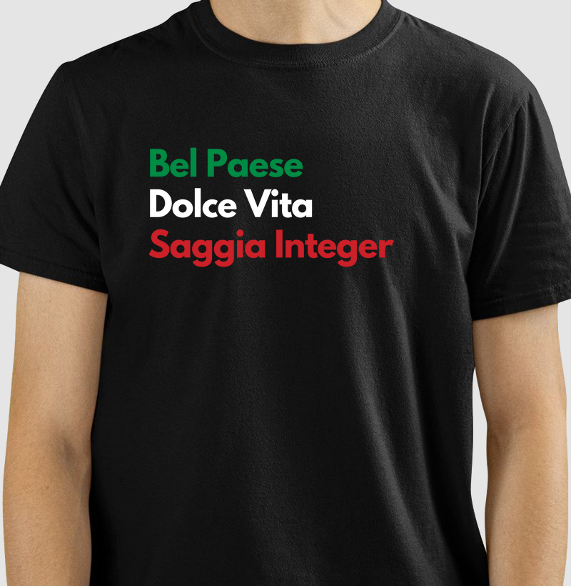 Camiseta Italia Bel Paese & Dolce Vita 0017 - Mann