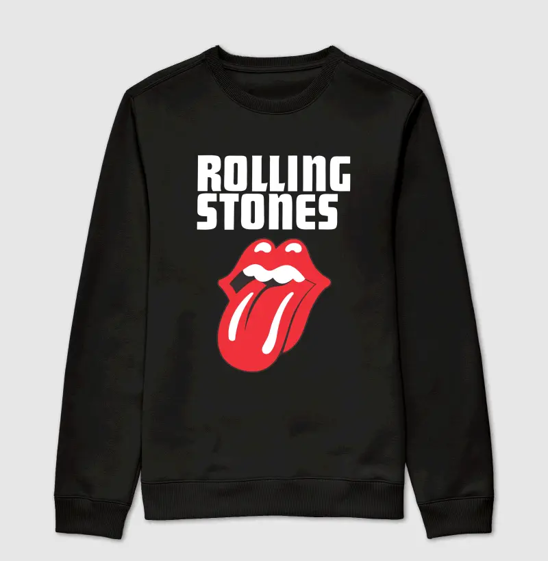 Rolling Stones  - Suéter Moletom