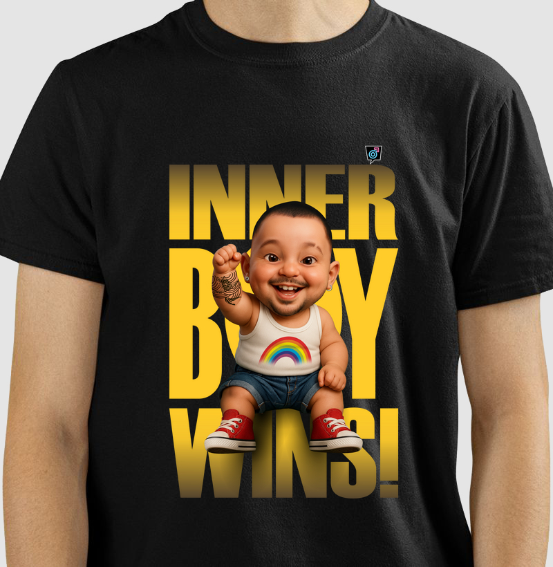 Camiseta Personalizada - BABY NISSO - INNER BOY WINS