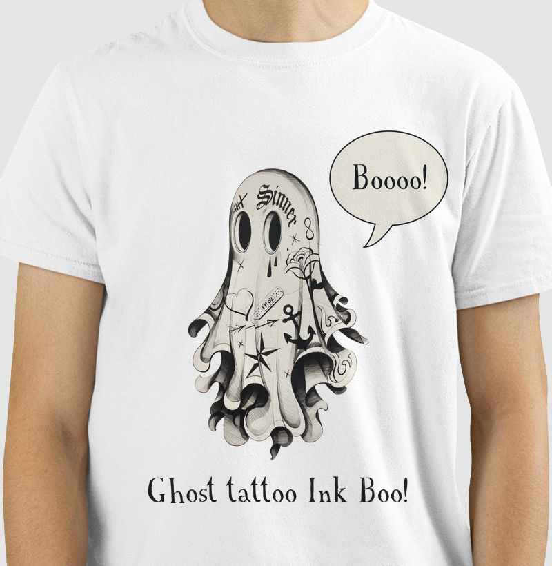 Ghost Tatto Ink Boo!