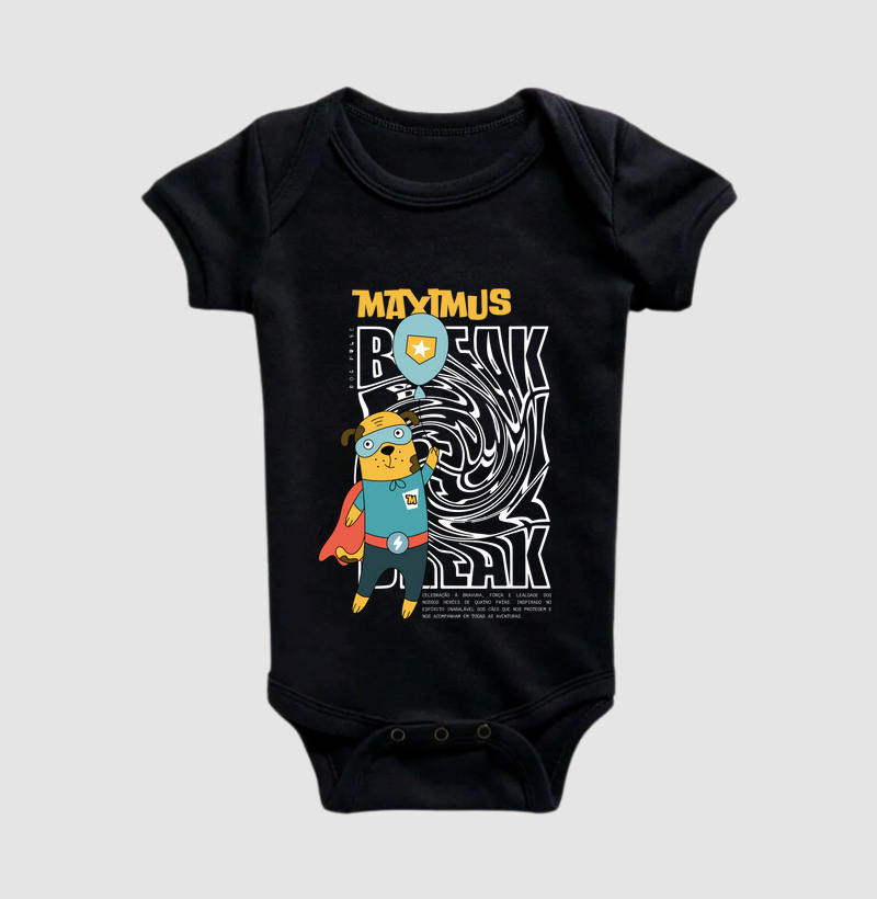 Body Infantil Dog Pulse Maximus - Break
