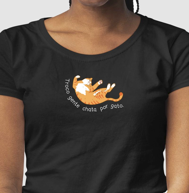 Troco gente chata por gato