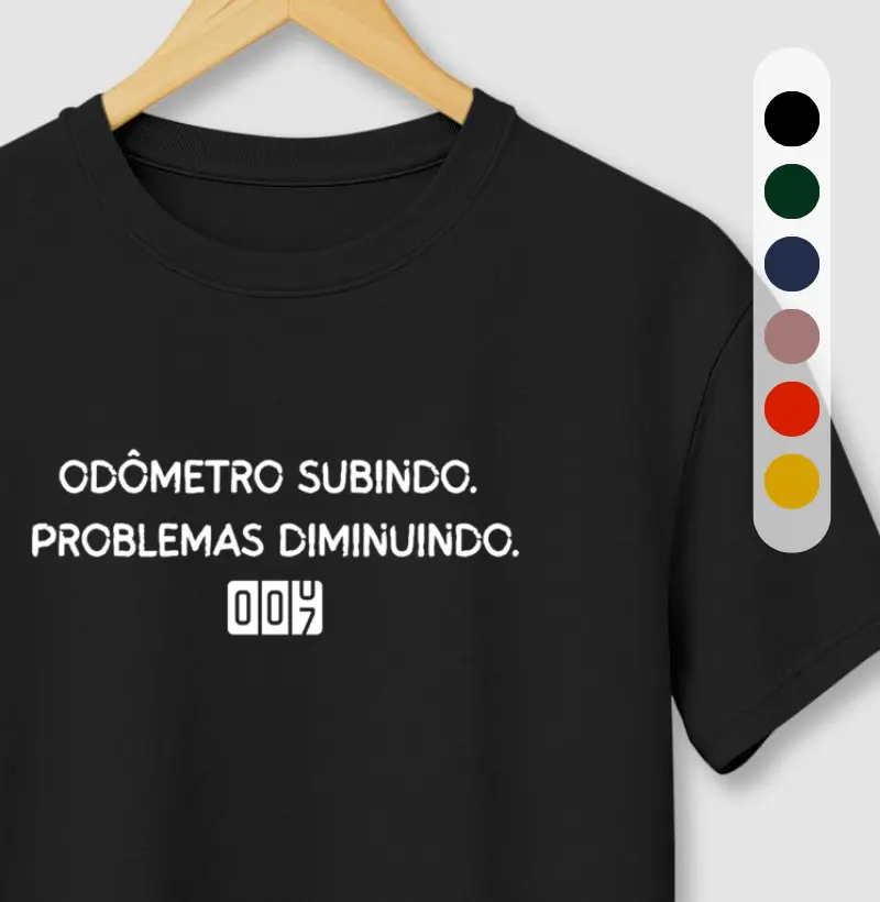 Odômetro subindo. Problemas diminuindo.