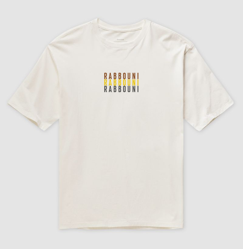 Camiseta Oversized Rabbouni