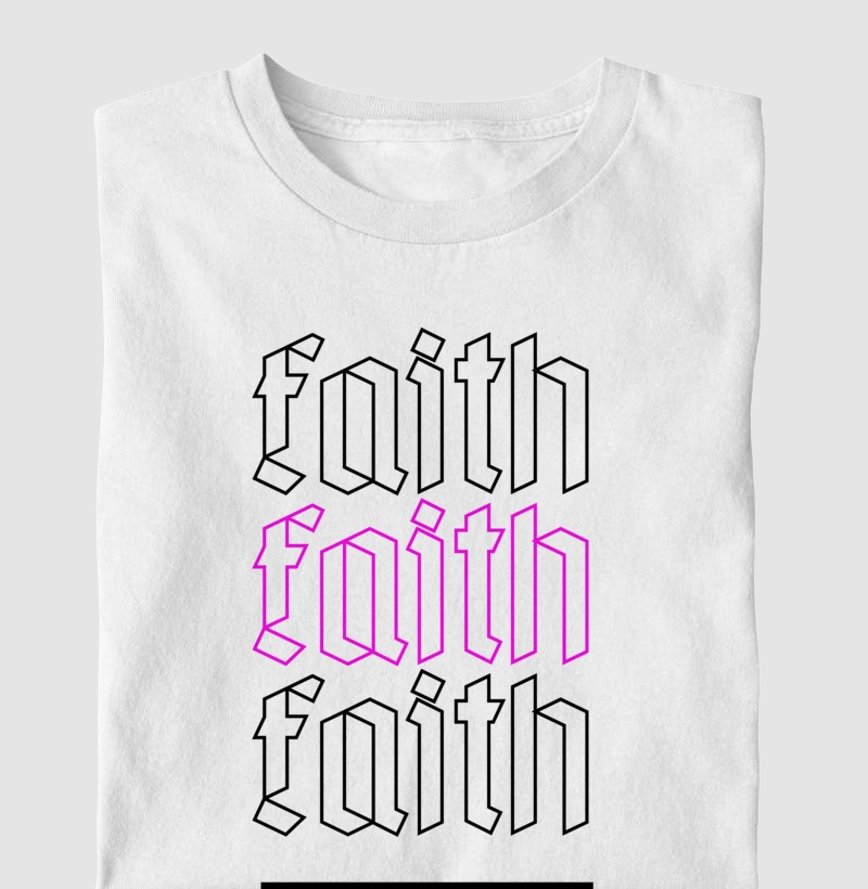 Coleção Fé - Faith (Fé, Fé, Fé) hebreus 11:1 (maxi)