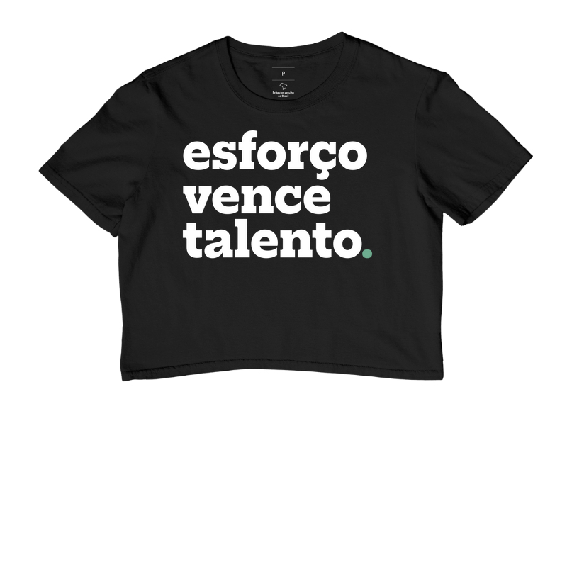 Esforço vence talento.