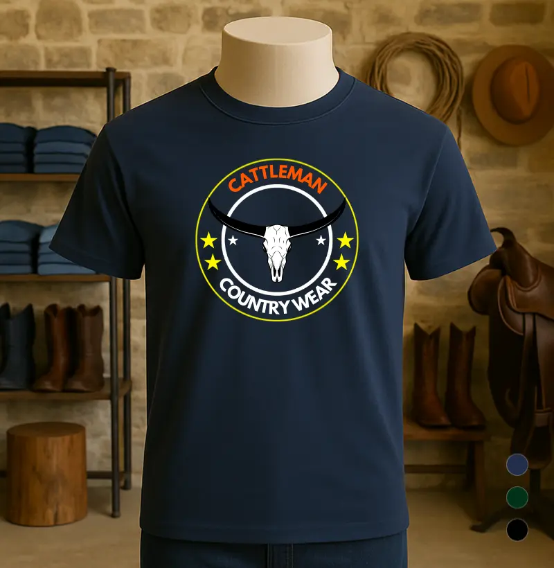 Camiseta LongHorn Cattleman