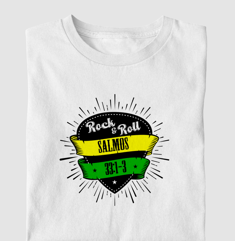 Clássica Palheta Rock & Roll - instrumento