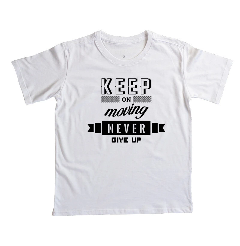 Camiseta infantil - Keep on moving