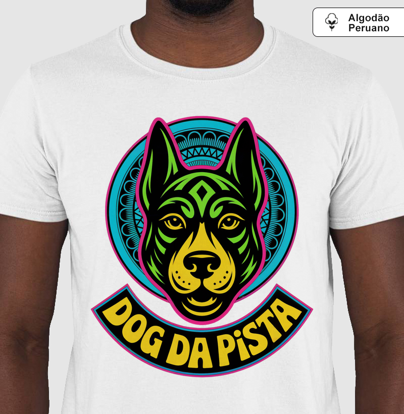 Camiseta Algodão Peruano Dog da Pista