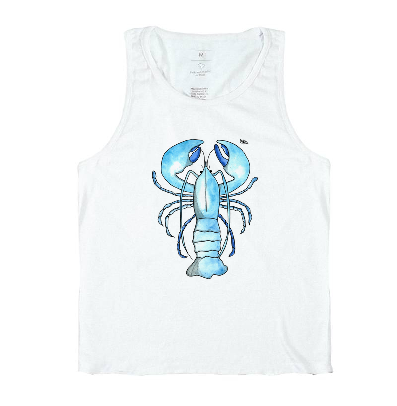 Lagosta Azul - Aquarela