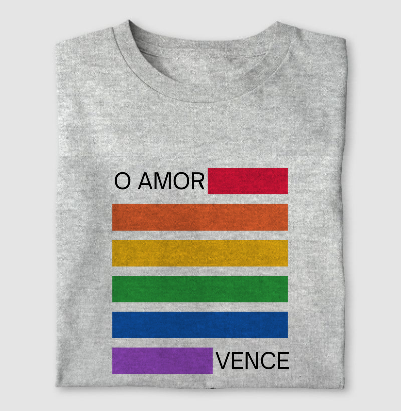 Camiseta - O amor Vence