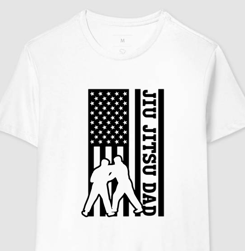 Camiseta Jiu Jitsu Dad - Qualidade Reserva 