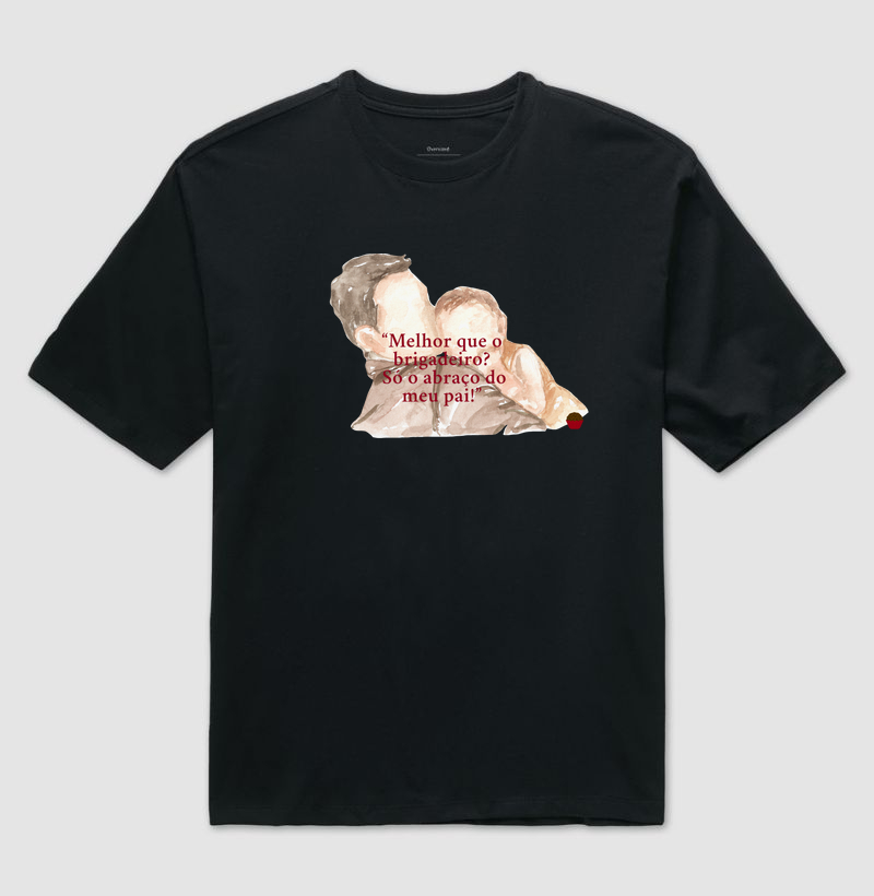 T-shirt abraço de pai