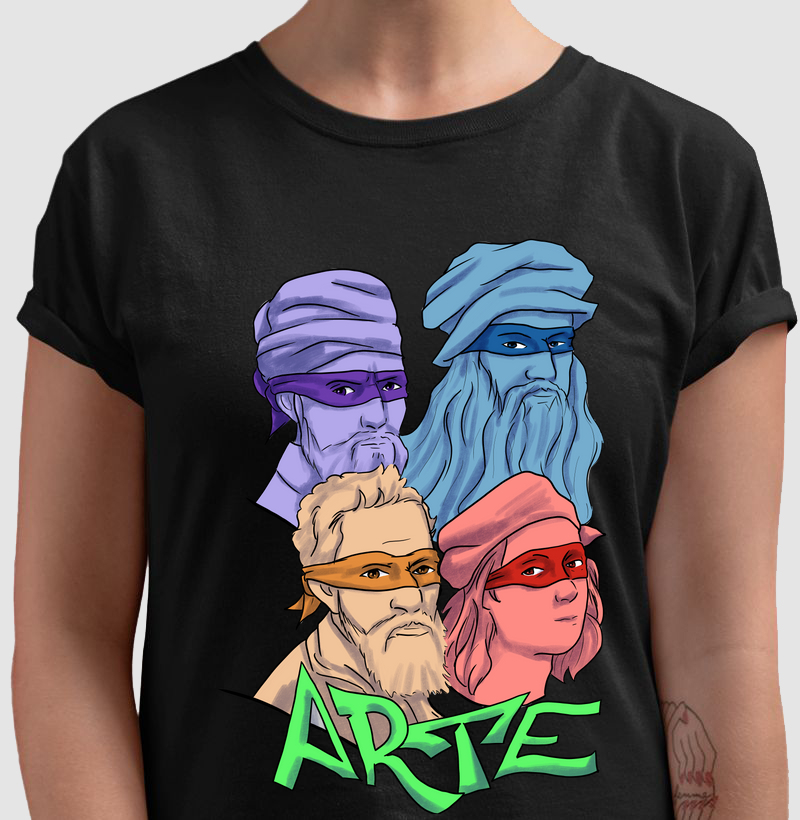 Camiseta Mestres da Arte