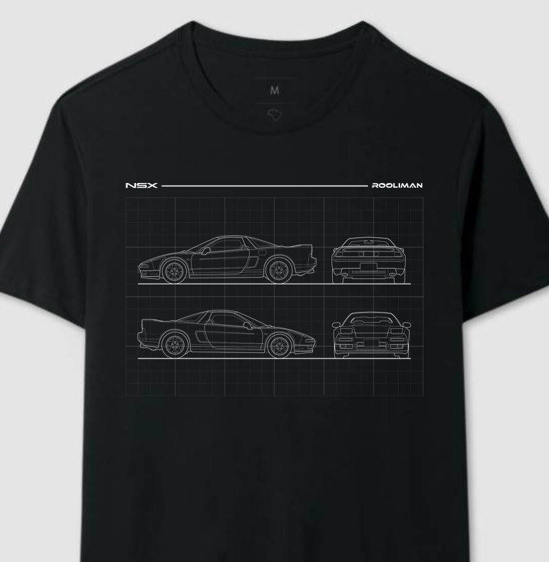 Camiseta Honda NSX - Rooliman