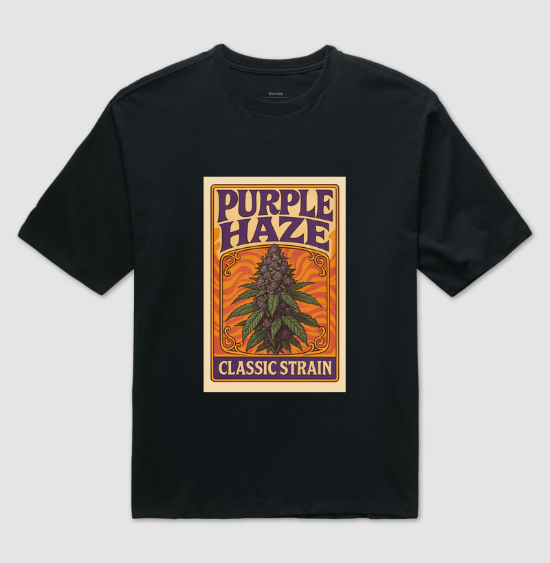 Camiseta oversized - Purple Haze