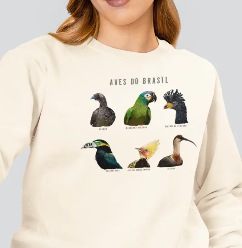 Aves do Brasil - Várias - Moletom